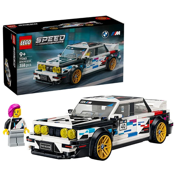 LEGO® Speed Champions BMW M3 (E30) — 77263 — 358 Piece Building Set
