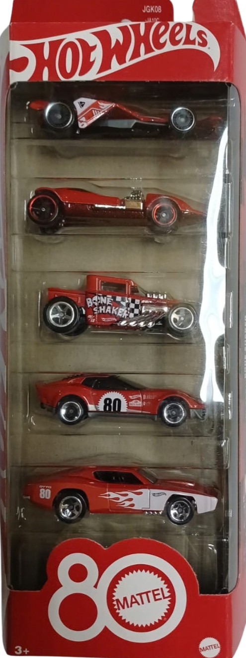 Hot Wheels© - Mattel 80th Anniversary - 5 Pack - JGK08-M