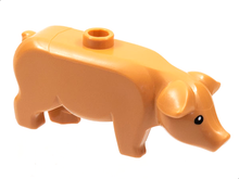LEGO® Minifigure - Animals - Pig with Black and White Eyes Pattern - 87621pb01