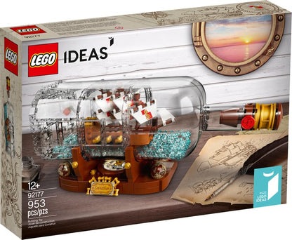 LEGO® Ideas Ship in a Bottle | 92177 | 962 Piece Building Set