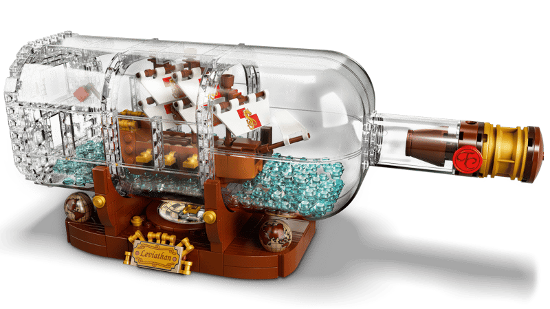 LEGO® Ideas Ship in a Bottle | 92177 | 962 Piece Building Set