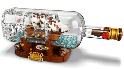 LEGO® Ideas Ship in a Bottle | 92177 | 962 Piece Building Set