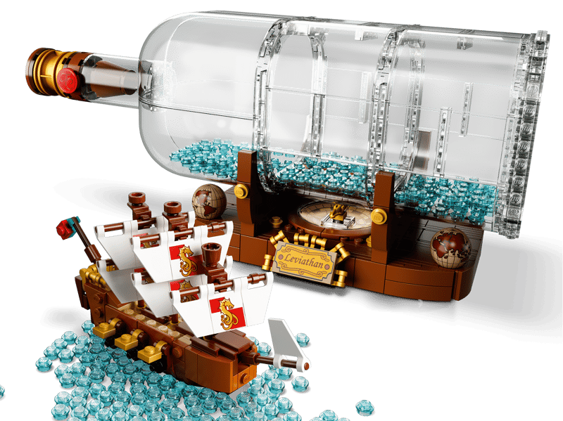 LEGO® Ideas Ship in a Bottle | 92177 | 962 Piece Building Set