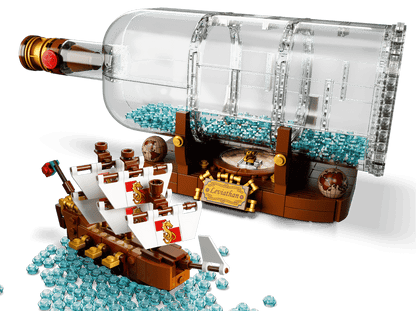 LEGO® Ideas Ship in a Bottle | 92177 | 962 Piece Building Set