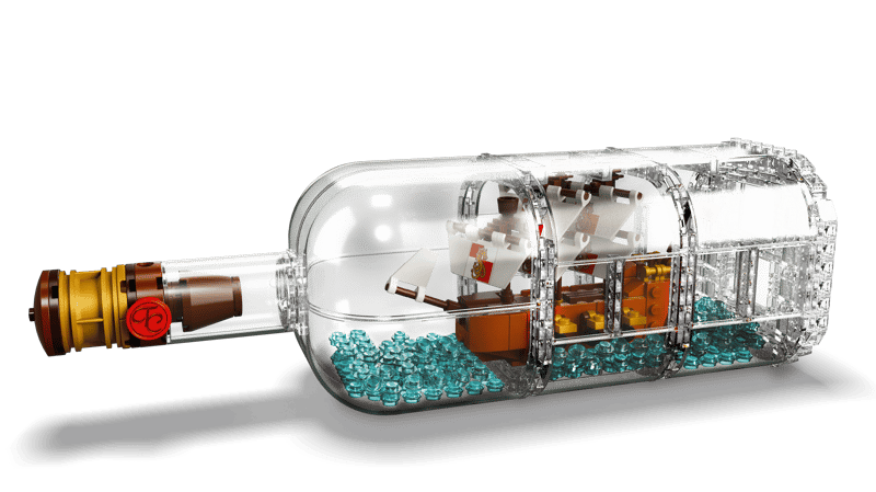 LEGO® Ideas Ship in a Bottle | 92177 | 962 Piece Building Set