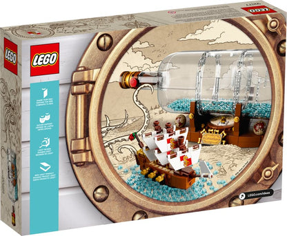 LEGO® Ideas Ship in a Bottle | 92177 | 962 Piece Building Set