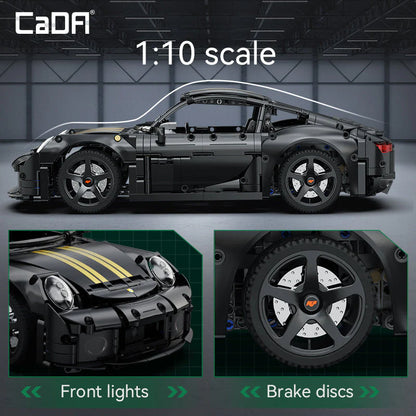 CaDA 1:10 RUF GT - C63006W - 1655 Piece Building Set | Brick N Build
