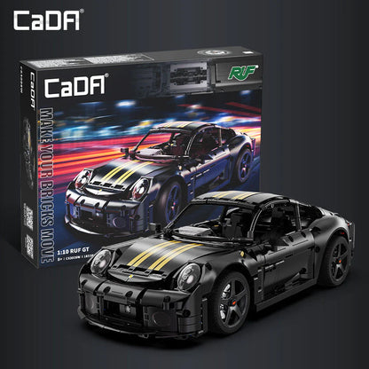 CaDA 1:10 RUF GT - C63006W - 1655 Piece Building Set | Brick N Build