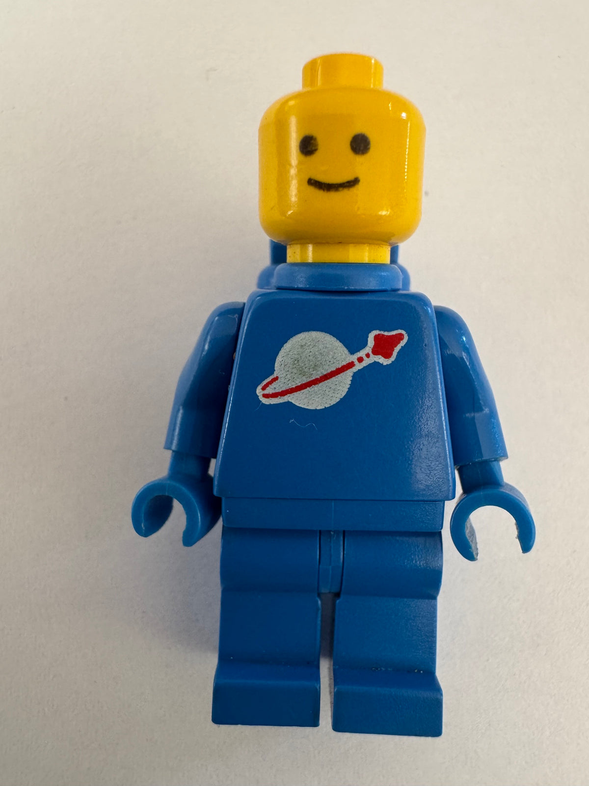 LEGO® Minifigure - Classic Space - Blue Astronaut with Air Tanks, Original 1980s, Without Helmet - sp004