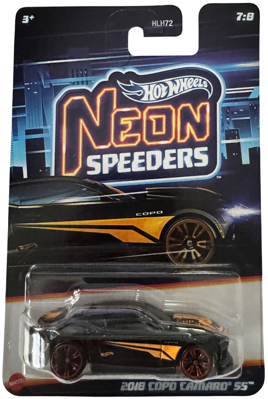 Hot Wheels© Neon Speeders - 2018 Copo Camaro SS -  7/8