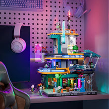 Lumibricks® | Funwhole® Cyberpunk Mansion — Future City Modular Building with LED Lights — F9042 — 2524 Piece Building Set