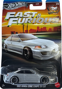 Hot Wheels© - Fast & Furious - Silver Series - 1990 Honda Civic Coupe EX EJ1 - 1/5