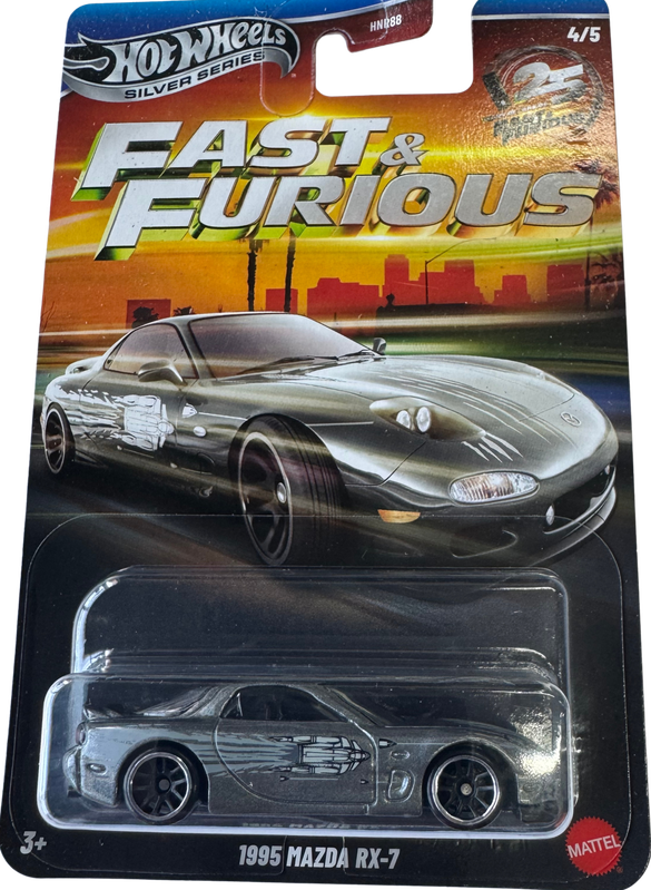 Hot Wheels© - Fast & Furious - Silver Series - 1995 Mazda RX-7 - 4/5