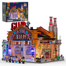 Lumibricks® | Funwhole® Factory House of Music — Street Fusion Music Club with LED Lights — F9068 — 2654 Piece Building Set