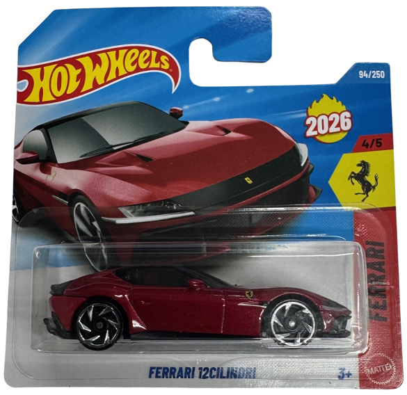 Hot Wheels© Basic - Ferrari 12 Cilindri - Ferrari 4/5 - 94/250-2026
