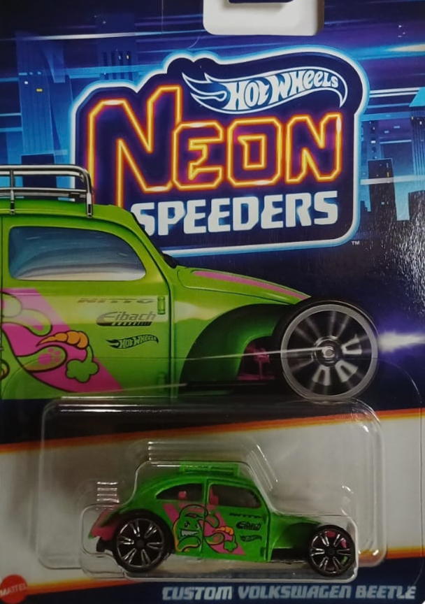 Hot Wheels© - Neon Speeders - Custom Volkswagen Beetle - 2/8