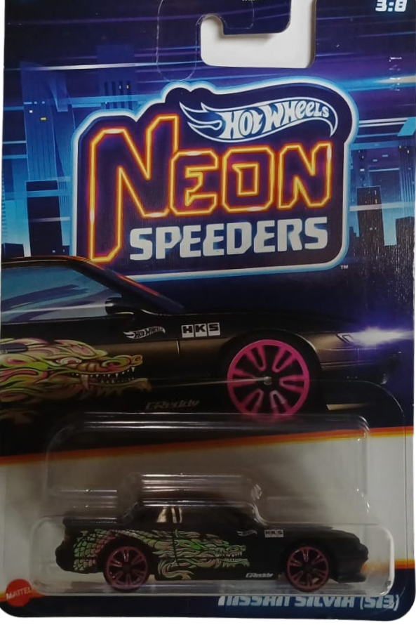 Hot Wheels© - Neon Speeders - Nissan Silvia S13 - 3/8