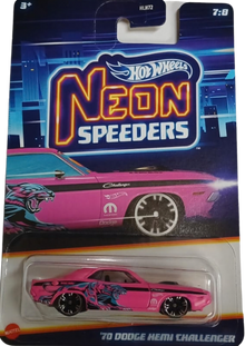 Hot Wheels© - Neon Speeders - 70 Dodge Hemi Challenger - 7/8