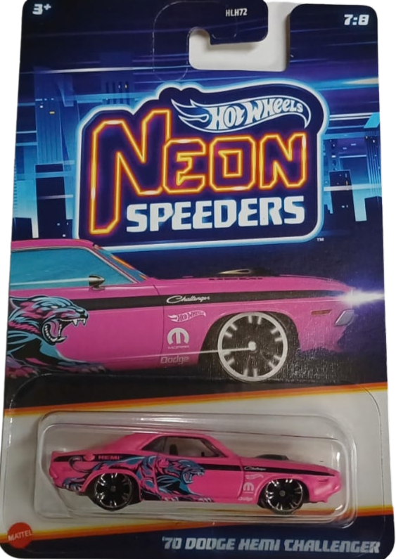 Hot Wheels© - Neon Speeders - 70 Dodge Hemi Challenger - 7/8