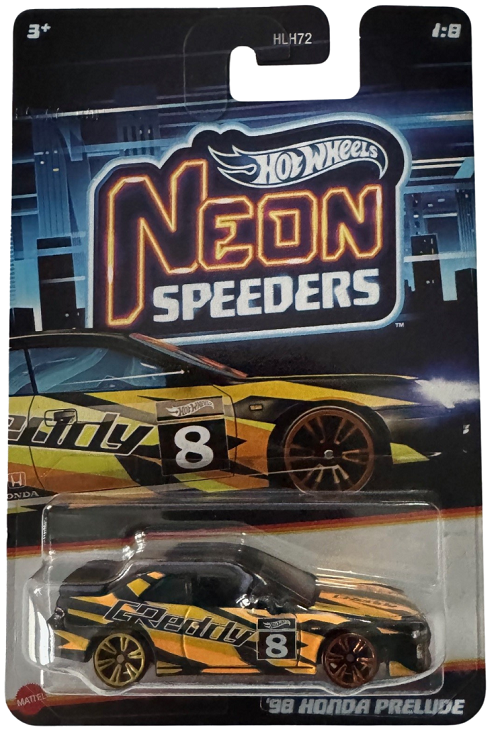 Hot Wheels© Neon Speeders - 98 Honda Prelude -  1/8