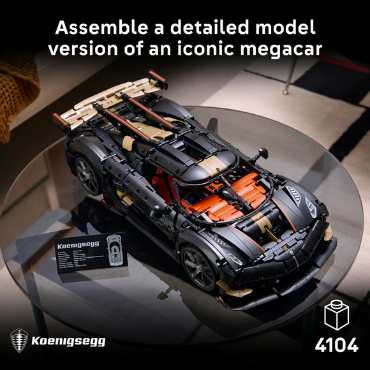 LEGO® Technic™ Koenigsegg Sadair’s Spear - Megacar - 42232 | Brick N Build