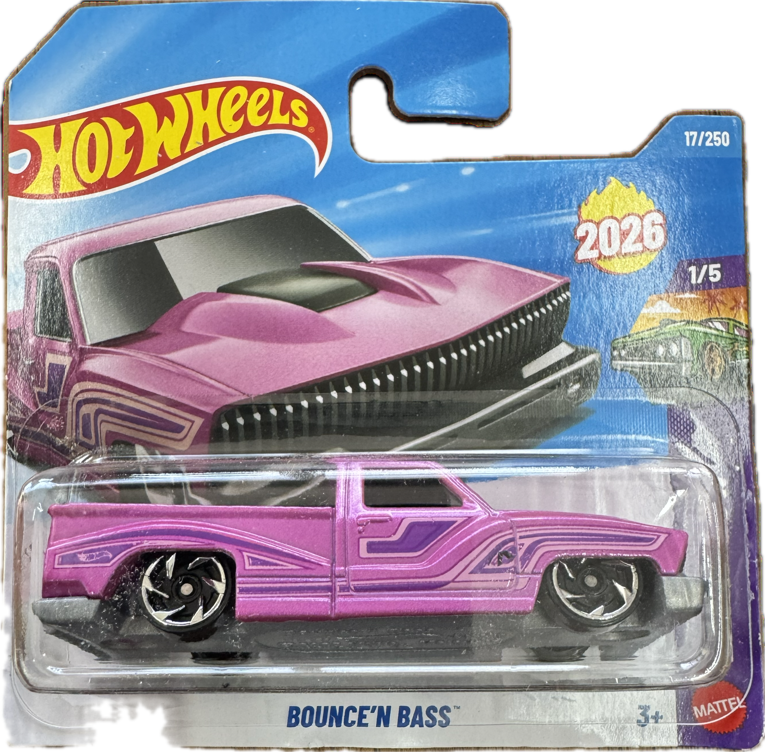 Hot Wheels© Basic - Bounce 'N Bass - HW Fan Driven 1/5 - 17/250-2026