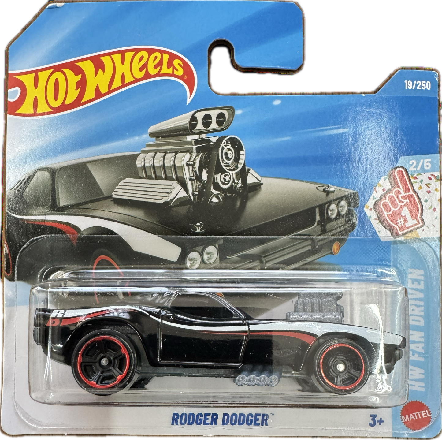 Hot Wheels© Basic - Rodger Dodger - HW Fan Driven 2/5 - 19/250-2026