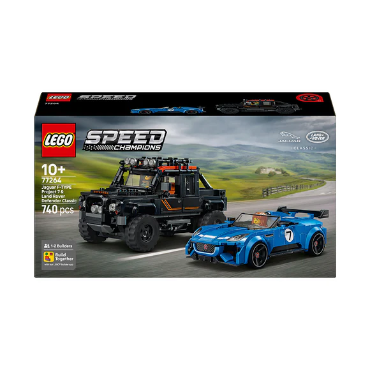 LEGO® Speed Champions - Jaguar Project 7 & Land Rover Defender - 77264 | Brick N Build