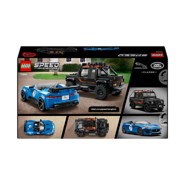 LEGO® Speed Champions - Jaguar Project 7 & Land Rover Defender - 77264 | Brick N Build