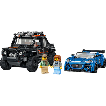 LEGO® Speed Champions - Jaguar Project 7 & Land Rover Defender - 77264 | Brick N Build