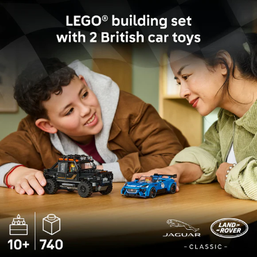 LEGO® Speed Champions - Jaguar Project 7 & Land Rover Defender - 77264 | Brick N Build