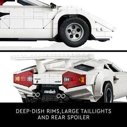 LEGO® ICONS Lamborghini Countach 5000 Quattrovalvole - 10337 - 1506 Piece Building Set