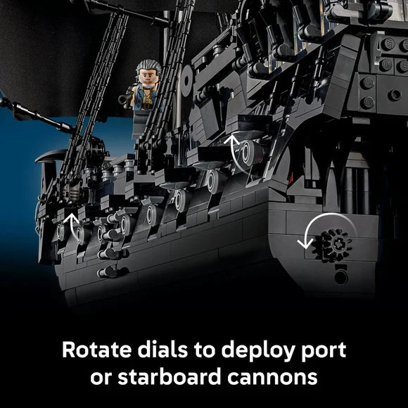 LEGO® ICONS Captain Jack Sparrow's Pirate Ship - Pirates of the Caribbean - 10365 - 2862 Piece Building Set