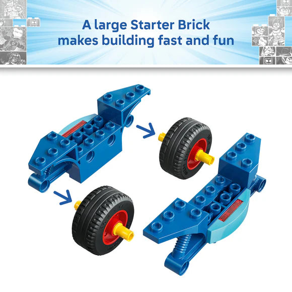 LEGO® ǀ Marvel Spidey And His Amazing Friends Spidey on his Motorcycle vs. Rhino - 11206 - 61 Piece Building Set