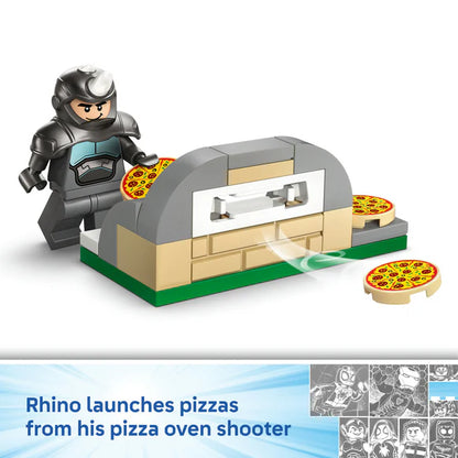 LEGO® ǀ Marvel Spidey And His Amazing Friends Spidey on his Motorcycle vs. Rhino - 11206 - 61 Piece Building Set