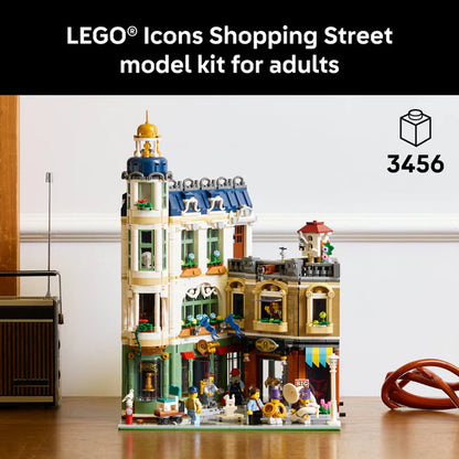 LEGO® ICONS Shopping Street Model Building Kit - 11371 - 3456 Piece Building Set