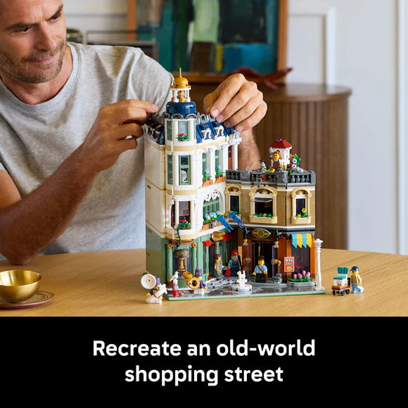 LEGO® ICONS Shopping Street Model Building Kit - 11371 - 3456 Piece Building Set