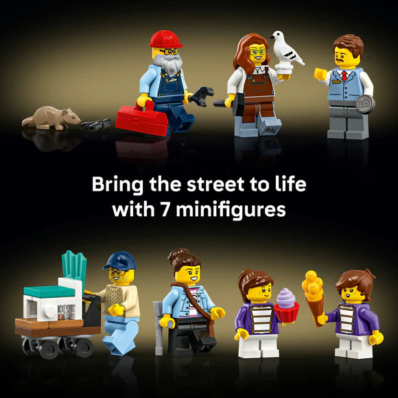 LEGO® ICONS Shopping Street Model Building Kit - 11371 - 3456 Piece Building Set