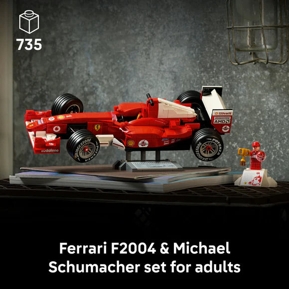 LEGO® Icons Ferrari F2004 & Michael Schumacher - 11375 - 735 Piece Building Set
