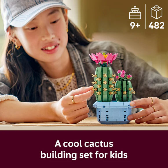 LEGO® Botanicals Cactus 11509 – 482 Piece Floral Building Set