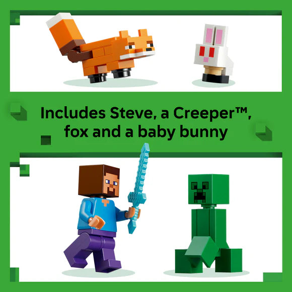 LEGO® Minecraft® Steve’s Taiga Adventure 21583 – 79 Piece Gamer Gift Building Set