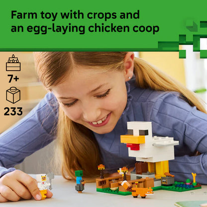 LEGO® Minecraft® Chicken Farm - Gaming - 21585 - 233 Piece Building Set