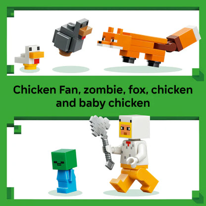 LEGO® Minecraft® Chicken Farm - Gaming - 21585 - 233 Piece Building Set