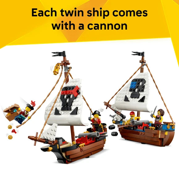 LEGO® Creator 3in1 Iconic Pirate Ship — 31387 — 1074 Piece Building Set
