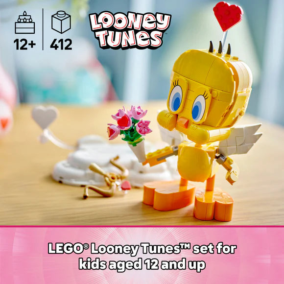 LEGO® Looney Tunes™ Sweetheart Tweety Bird Figure — 40824 — 412 Piece Building Set