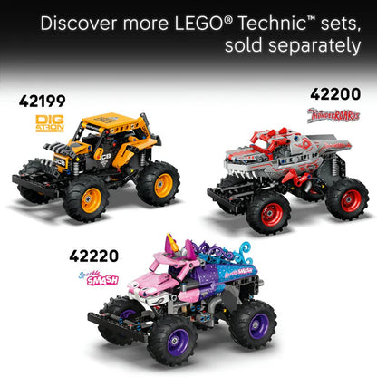 LEGO® Technic Monster Jam™ Grave Digger™ Fire and Ice - 42219 - 263 Piece Building Set