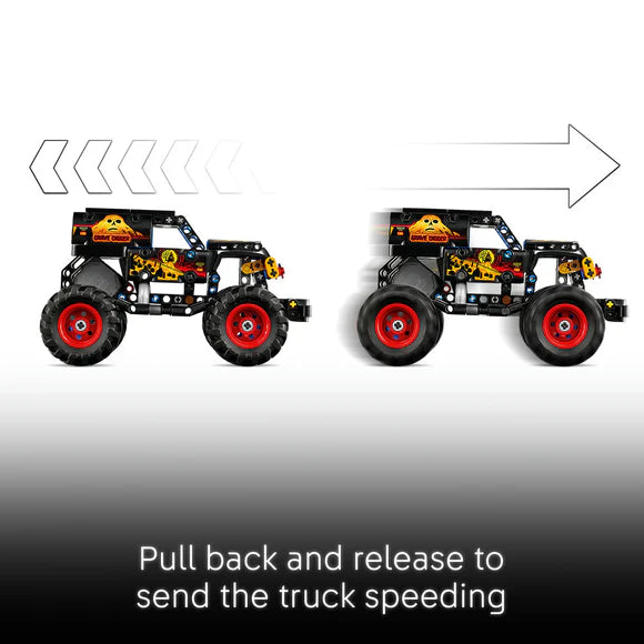 LEGO® Technic Monster Jam™ Grave Digger™ Fire and Ice - 42219 - 263 Piece Building Set