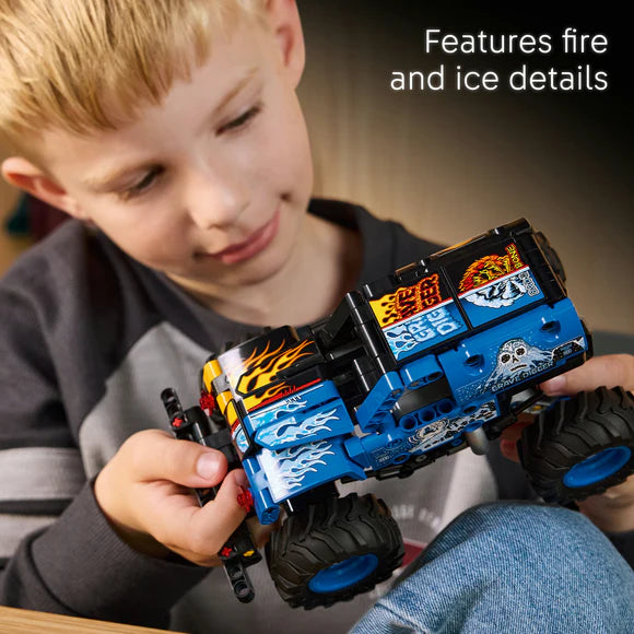 LEGO® Technic Monster Jam™ Grave Digger™ Fire and Ice - 42219 - 263 Piece Building Set