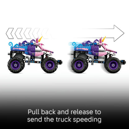 LEGO® Technic Monster Jam™ Sparkle Smash™ Pull-Back Toy - 42220 - 243 Piece Building Set