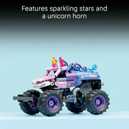 LEGO® Technic Monster Jam™ Sparkle Smash™ Pull-Back Toy - 42220 - 243 Piece Building Set